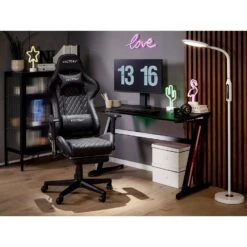 Beliani Gamestoel VICTORY - Zwart Kunstleer -Leen Bakker Winkel 69091095b6d042a7828c1022433b6ab8