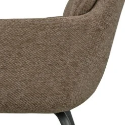 WOOOD Runa Eetkamerstoelen - Polyester - Donker Zand - Set Van 2 -Leen Bakker Winkel 6911937431124eafba65a2d2251a6b5a