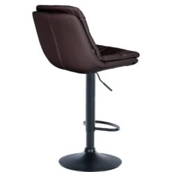 CLP Barkruk Laurel Zwart Frame - Kunstleer - Bruin -Leen Bakker Winkel 6b0e9a17ea1a41ef92880ac397444f22