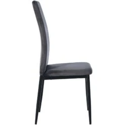 CLP Set Van 4 Eetkamerstoel Savino Fluweel - Grijs -Leen Bakker Winkel 6b6fcb023b214e98b7303facdee97304