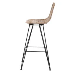 Set Van 2 Barkrukken Van Metaal En Natuurlijke Vezels -Leen Bakker Winkel 6b88ff3efe98410f9f30030fa450e5d8