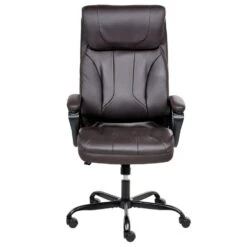 PROUD - Bureaustoel - Donkerbruin - Kunstleer -Leen Bakker Winkel 6be9b4dc7dd44238a7198cf8fe90564b