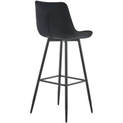 CLP Barkruk Dartford Mat Zwart Frame - Fluweel - Zwart 14 CLP Barkruk Dartford Mat Zwart Frame - Fluweel - Zwart -Leen Bakker Winkel 6bf834d6566946c1a4ac84f32498a597