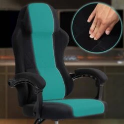 CLP Bureaustoel Miltona Zwart Frame - Stof - Zwart/zwart -Leen Bakker Winkel 6cee5e66ab684163afc759005905988c