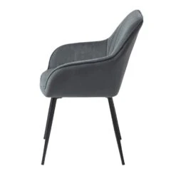 Nordic Home - Angelo Armstoel Velvet Streep - Grijs 8 Nordic Home - Angelo Armstoel Velvet Streep - Grijs -Leen Bakker Winkel 6dd7a4238297429aba2bbad0d34f289e