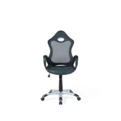 Beliani Bureaustoel ICHAIR - Zwart Staal, Polyester 8 Beliani Bureaustoel ICHAIR - Zwart Staal, Polyester -Leen Bakker Winkel 6f979cea46b540e381f37bf26edcc63e