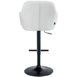 CLP Barkruk Natoma Zwart Frame - Kunstleer - Wit -Leen Bakker Winkel 6fb0da8099fc423189313d95fa98f8b6