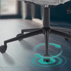 CLP Bureaustoel Kingman Zwart Frame - Fluweel - Licht Grijs 14 CLP Bureaustoel Kingman Zwart Frame - Fluweel - Licht Grijs -Leen Bakker Winkel 70940e3ead114ab4941b5b251ad0a96d