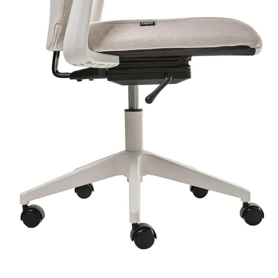 CAPTAIN - Bureaustoel - Beige - Polyester 12 CAPTAIN - Bureaustoel - Beige - Polyester - Afbeelding 10