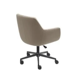 Bureaustoel/Eetkamerstoel Volos - Taupe - PU-leer 15 Bureaustoel/Eetkamerstoel Volos - Taupe - PU-leer -Leen Bakker Winkel 7160418103a04df78db3dac05140e5f2