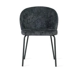 2x Eetkamerstoel Lio - Antraciet -Leen Bakker Winkel 71662dc199e2477fbf183f3619bccf49