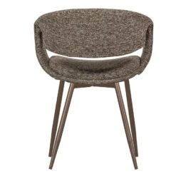 WOOOD Yossi Eetkamerstoelen Metalen Koper Poot - Bruin - Set Van 2 15 WOOOD Yossi Eetkamerstoelen Metalen Koper Poot - Bruin - Set Van 2 -Leen Bakker Winkel 71bc5a0aad4246109c03a1732809b8be