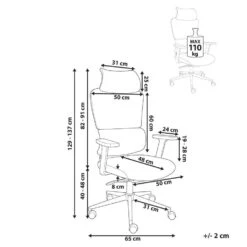 OMEGA - Bureaustoel - Zwart - Mesh -Leen Bakker Winkel 73793d92cfca4d1fae81c14422198ca2