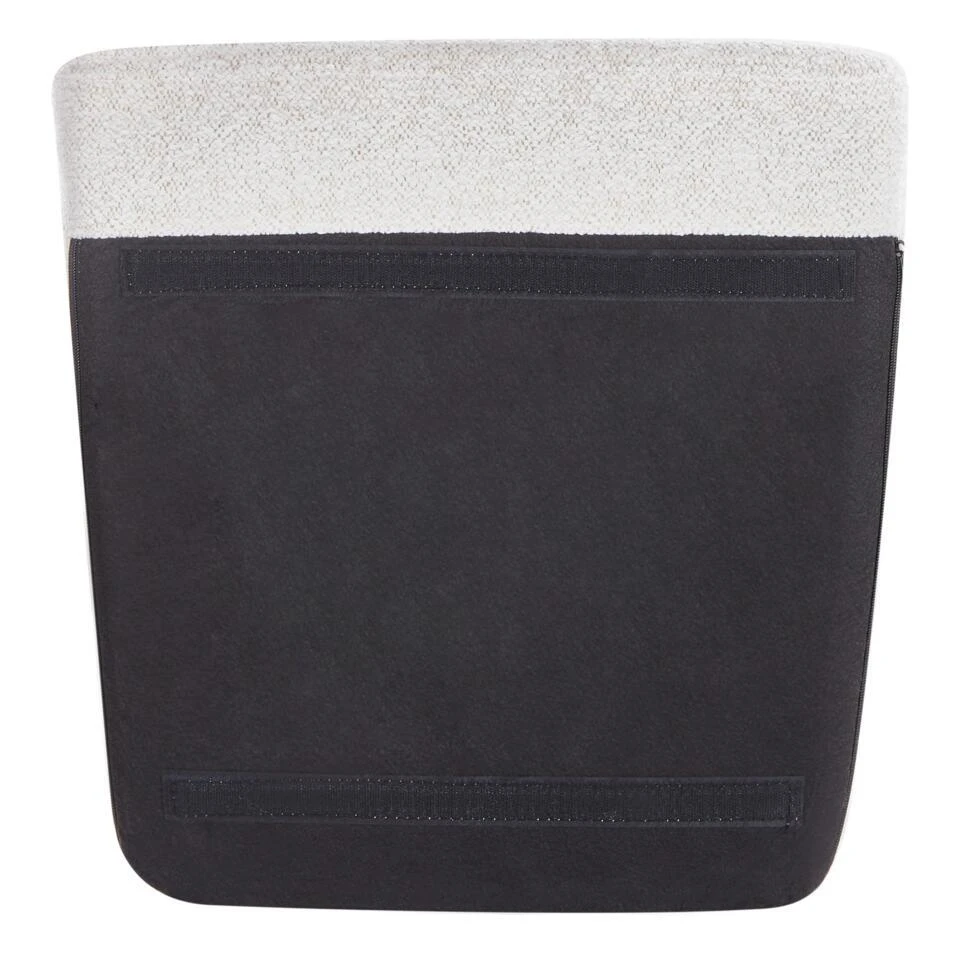 KVELIA - Schommelstoel - Wit - Polyester 11 KVELIA - Schommelstoel - Wit - Polyester - Afbeelding 9