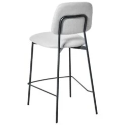 DUETTE - Barkruk Set Van 2 - Lichtgrijs - Kunstlinnen -Leen Bakker Winkel 796ac02e57a5422b874f2030767d6563