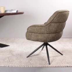 DS4U - Loisa Armstoel Terugdraai - Groen -Leen Bakker Winkel 7b166c3f5645487ebc397975018ce6b1