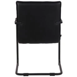 CLP Eetkamerstoel Gandia Zwart Frame - Echt Leer - Zwart -Leen Bakker Winkel 7b4d58c64cf448b6a91299c2fb4007a9