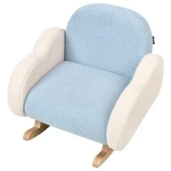 SKARE - Schommelstoel Voor Kinderen - Lichtblauw - Bouclé 19 SKARE - Schommelstoel Voor Kinderen - Lichtblauw - Bouclé -Leen Bakker Winkel 7bbbdeeffb294e489cf5ebfb43a6d422