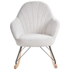 SKALE - Schommelstoel - Wit - Polyester -Leen Bakker Winkel 7bd525bdf65b4ba1a9aabc9f587b90ce