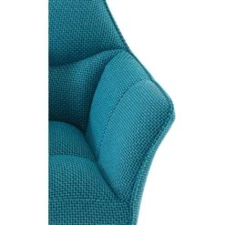 CLP Lounger Damaso Zwart Frame - Stof - Turkis -Leen Bakker Winkel 7c14a14612dc46aba124eddd162f059f