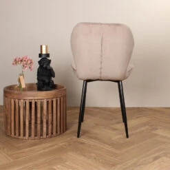 DS4U - Giulia Eetkamerstoel Velvet Champagne -Leen Bakker Winkel 7d9fbf07e6ec4e89a8e45a17f0737c4f