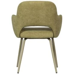 WOOOD Jenny Eetkamerstoelen - Polyester - Sage - Set Van 6 -Leen Bakker Winkel 7dd712c6d0954fe0971a143a2c62b7c3