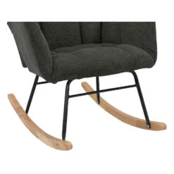 Elza - Schommelstoel Antraciet -Leen Bakker Winkel 7dea5ab3a855461f8d34e364dca46d38