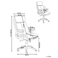 DIRECTOR - Bureaustoel - Zwart - Kunstleer 14 DIRECTOR - Bureaustoel - Zwart - Kunstleer -Leen Bakker Winkel 7ee71276a6804abfb6531789903ddd4f