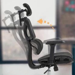 CLP Bureaustoel Deshler Chroom Frame - Netweefsel - Zwart -Leen Bakker Winkel 7f42ad5da56c4a0480c38f421ea17c13