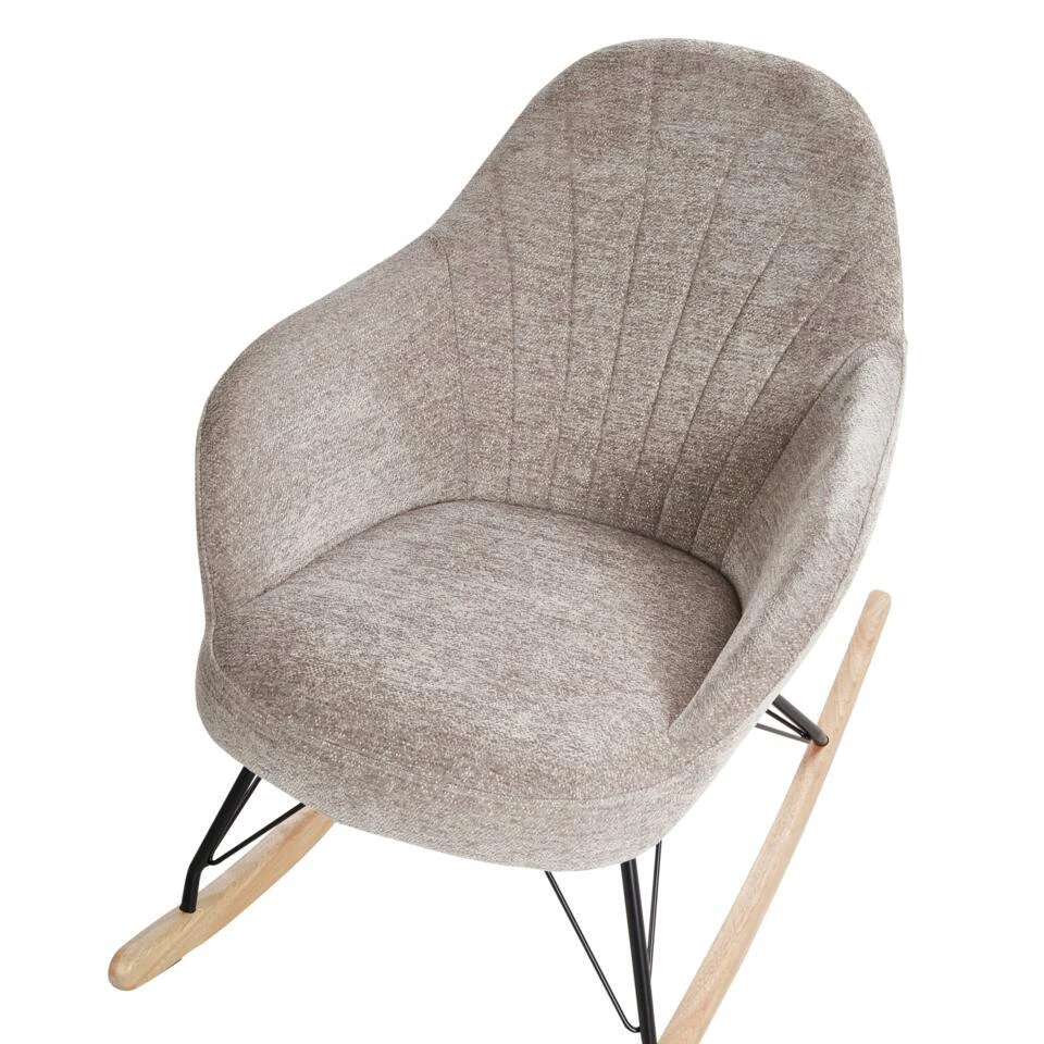 SKALE - Schommelstoel - Taupe - Polyester 9 SKALE - Schommelstoel - Taupe - Polyester - Afbeelding 7