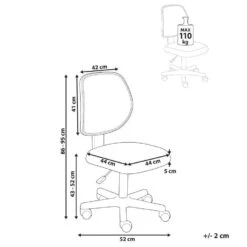 JOYFUL - Bureaustoel - Blauw - Mesh -Leen Bakker Winkel 80002047ae6e44dab7f819f21ac54fa4 1