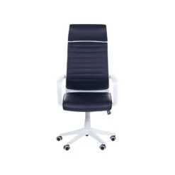 Beliani Bureaustoel LEADER - Zwart Kunstleer -Leen Bakker Winkel 802c0edf70cb45098b664cc6202a8237