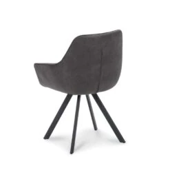 Eetkamerstoel Riley - Stof - Grijs (2 Stuks) -Leen Bakker Winkel 81015357 0300