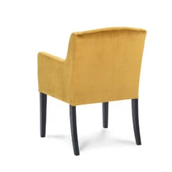 Eetkamerstoel Rosetti - Velvet - Oker -Leen Bakker Winkel 81019710 0200