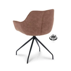 Eetkamerstoel Brody - Stof - Mocca 7 Eetkamerstoel Brody - Stof - Mocca -Leen Bakker Winkel 81019761 0200