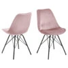 Eetkamerstoel Bonn (2 Stuks) - Velvet - Oud Roze 1 Eetkamerstoel Bonn (2 Stuks) - Velvet - Oud Roze -Leen Bakker Winkel 81023480