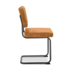 Eetkamerstoel Mae - Velvet Adore - Cognac (2 Stuks) 7 Eetkamerstoel Mae - Velvet Adore - Cognac (2 Stuks) -Leen Bakker Winkel 81029254 0400