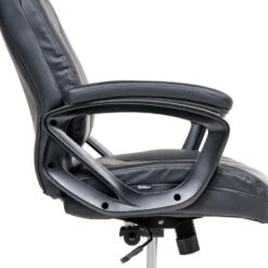 PROUD - Bureaustoel - Zwart - Kunstleer -Leen Bakker Winkel 81ebba5f4c7840b4827d2a2de46c5f3d