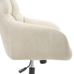 PALMDALE - Bureaustoel - Beige - Fluweel -Leen Bakker Winkel 82a68aa186024d11a1b31e8492476571