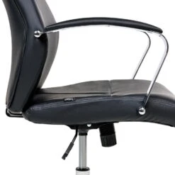 ADEPT - Bureaustoel - Zwart - Kunstleer -Leen Bakker Winkel 82e450602e06478783bb4f1175e7fe8e