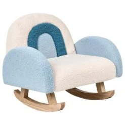 OMBO - Schommelstoel Voor Kinderen - Lichtblauw - Bouclé 16 OMBO - Schommelstoel Voor Kinderen - Lichtblauw - Bouclé -Leen Bakker Winkel 846ae54163dc45c69a41d62440503bf0