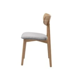 Nordic Home - Elim Eetkamerstoel Bouclé - Grijs -Leen Bakker Winkel 85444c1733c14c7eb71c528809038ebf