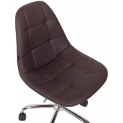 CLP Bureaustoel Reims Chroom Frame - Kunstleer - Bruin -Leen Bakker Winkel 85ba7399ca354167806c0938c6facb11