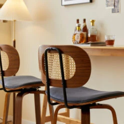 Set Van 2 Barkrukken Hout Rotan 17 Set Van 2 Barkrukken Hout Rotan -Leen Bakker Winkel 86b7cfbf6dc54196a5dbd8db1130af57