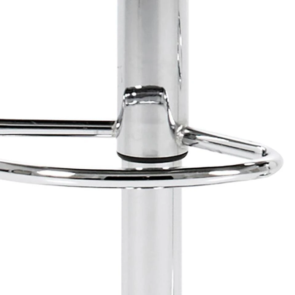 Barkruk - Zwart PU Leer - Zithoogte 79cm - Trana - Set Van 2 7 Barkruk - Zwart PU Leer - Zithoogte 79cm - Trana - Set Van 2 - Afbeelding 5