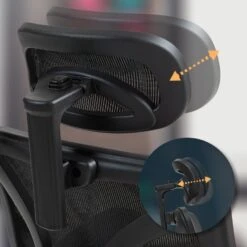 CLP Bureaustoel Deshler Chroom Frame - Netweefsel - Zwart -Leen Bakker Winkel 88a066f8f5ee4b77aacfd077d517c926