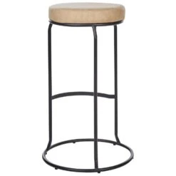 MILROY - Barkruk Set Van 2 - Beige - Kunstleer -Leen Bakker Winkel 88d6ac21c580453fa7021b1647dc9160