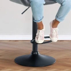 CLP Set Van 2 Barkruk Braga Zwart Frame - Fluweel - Donkergrijs 15 CLP Set Van 2 Barkruk Braga Zwart Frame - Fluweel - Donkergrijs -Leen Bakker Winkel 89b2f1a9b5634e87ba1629db02fdf1a6