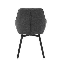 Eetkamerstoel Donkergrijs Stof - Draaibaar - 58x59x83cm - Alma - Set Van 2 -Leen Bakker Winkel 8a4e2f095af44239be71e69dd7e7ff6c