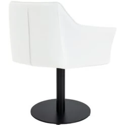 CLP Lounger Damaso Zwart Frame - Kunstleer - Wit -Leen Bakker Winkel 8a9b2f8d71164a29898ccee56b23fb1f